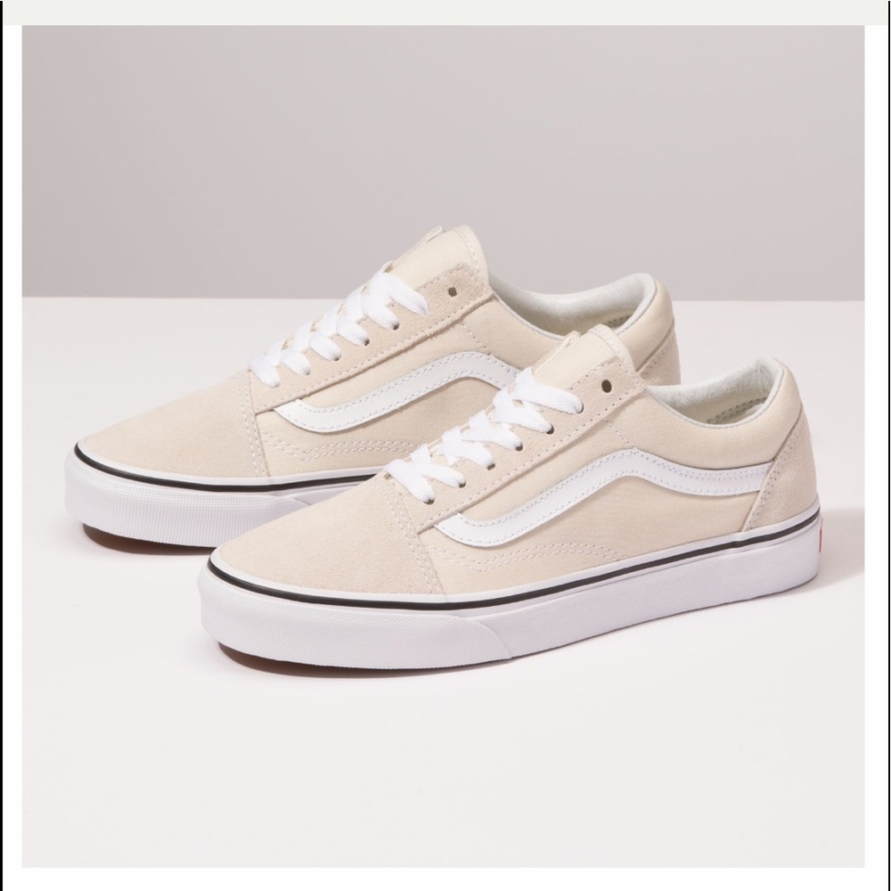Old Skool Creme/White Vans